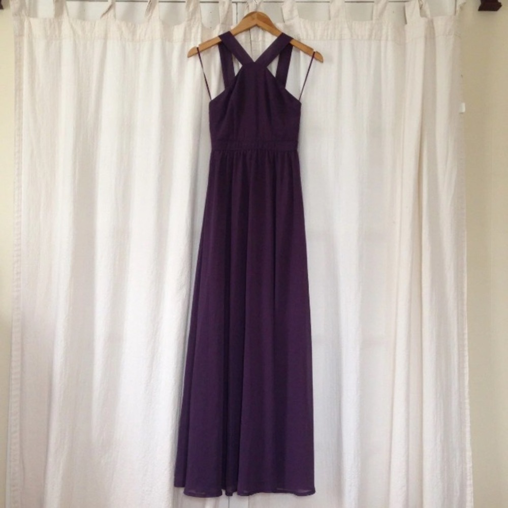 Lulus purple maxi dress